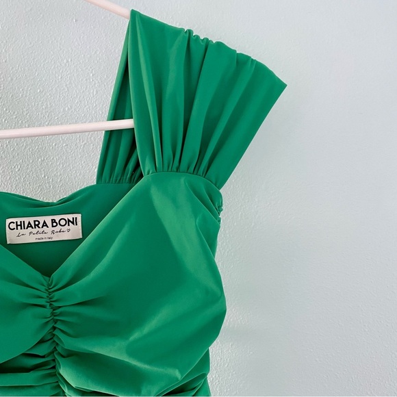 Chiara Boni La Petite Robe Cristal Ruched Sweetheart Mini Dress EU 38 size 2 - Picture 10 of 16